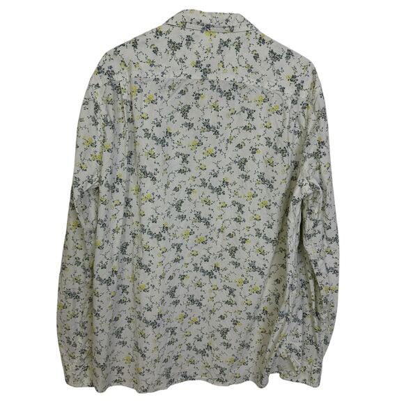Denim & Supply Ralph Lauren Shirt Mens XL White Button Up Floral Cottagecore - Picture 2 of 10